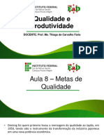 Aula 8 Semana 3 - Metas de Qualidade