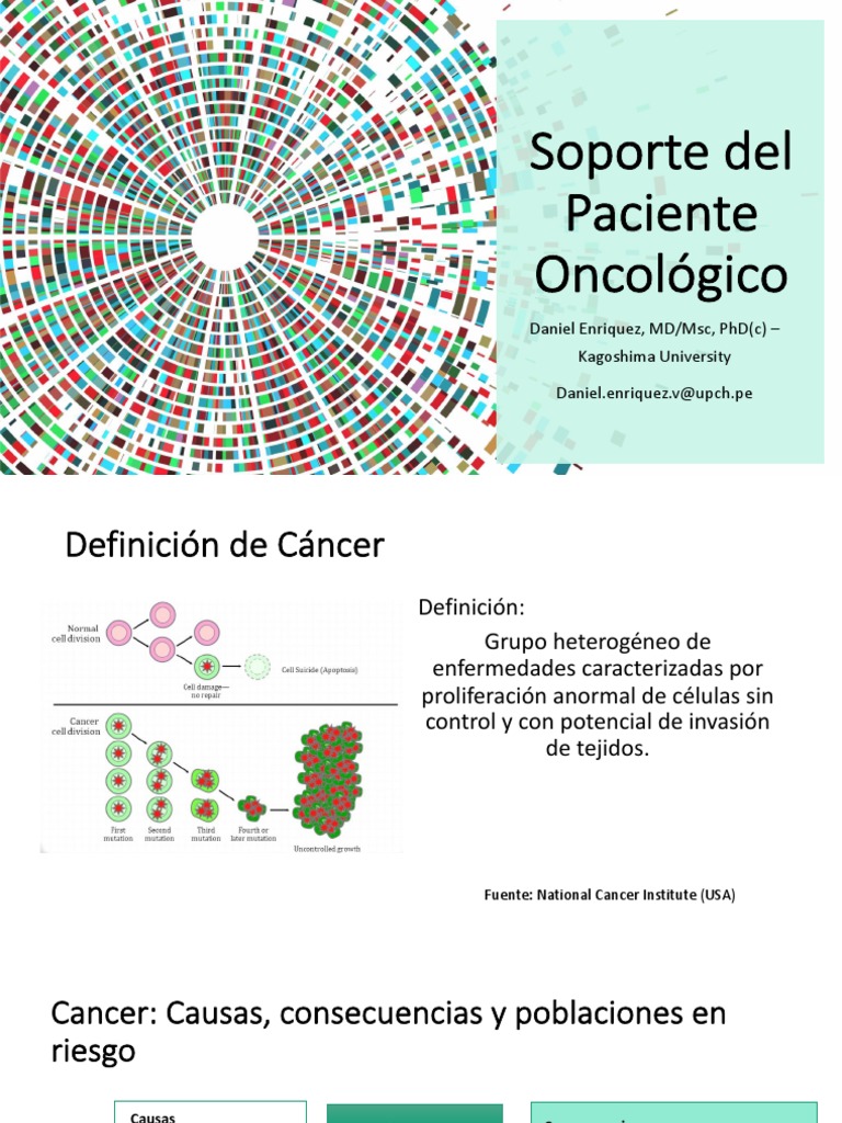 Soporte Del Paciente Oncológico Pdf Cáncer Septicemia