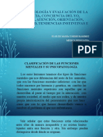 Psicopatología y Evaluación de La Conciencia, Conciencia DRA TORRES MARZO23