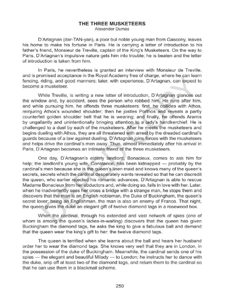 The Three Musketeers PDF