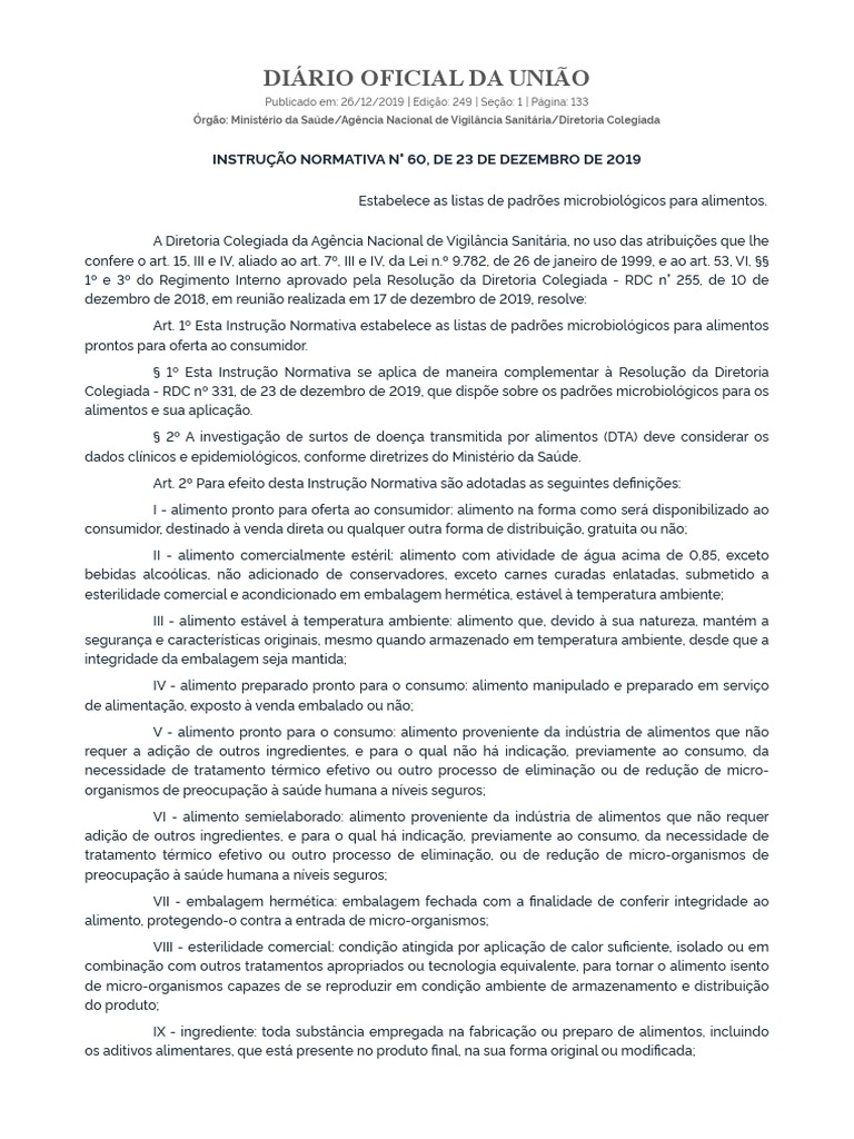 Instru O Normativa 60 De 2019