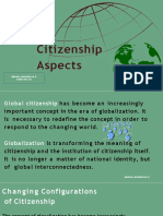 Global Citizenship Aspects: Banua, Marinella P. Bsba MM 2-E