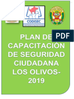 Plan Capacitacion2019 Los Olivos