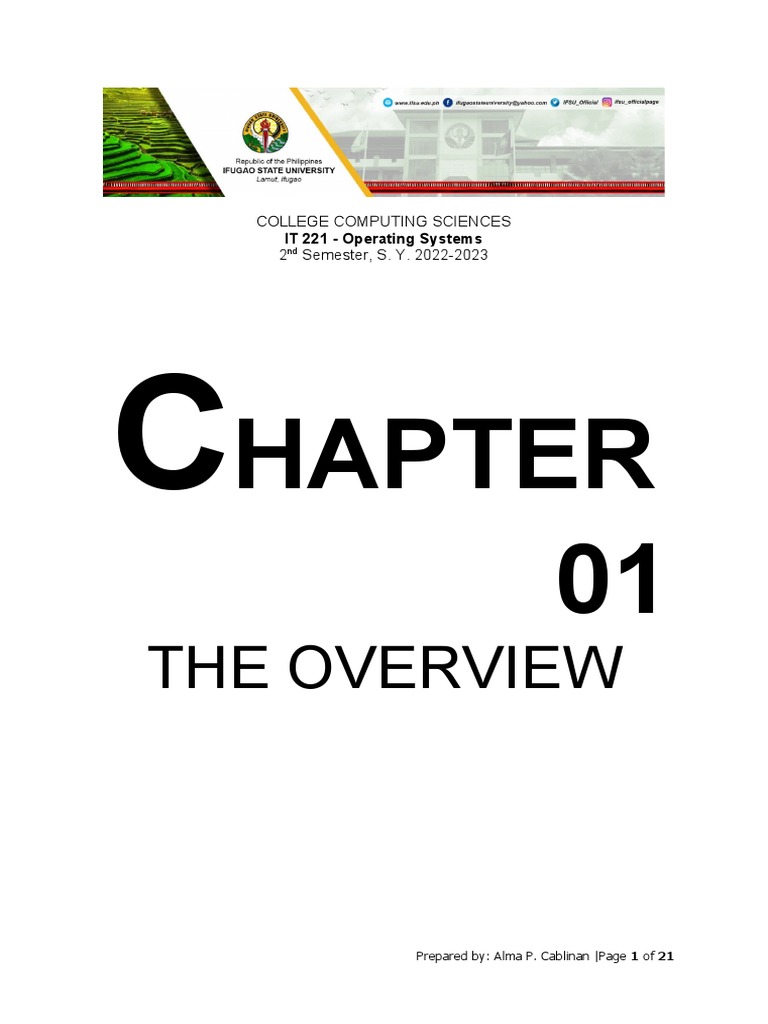 Module 1 | PDF | Operating System | Programming
