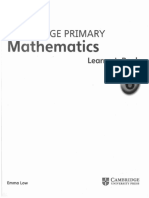 Cambridge Primary Mathematics Learners Book 6