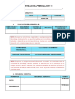 Plantilla de Actividad de Aprendizaje