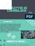 Conceptos de Criminología