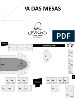 Hotel Floor Plan and Table Layout Map