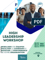 Plaquette High Leadership Workshop Pays de L'exterieur
