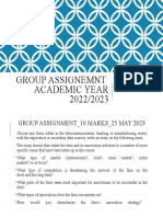 Group Assignemnt Academic Year 2022/2023: Lecture Slide