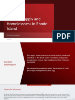 Rhode Island Foundation study: Housing Supply and Homelessness in Rhode Island