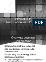 Lesson 8 Introduction To Lossy Compression Rev