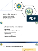 Microbiología Ii: Facultad de Ciencias Químicas Universidad Central Del Ecuador Ing. Msc. Gabriela Chacón