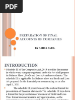 Preparation of Final Accounts of Companies