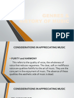 Genres & History of Music