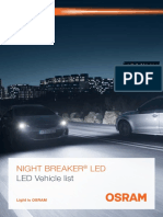 LED Night Breaker H7 Vehicle List