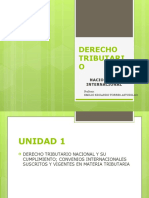 Derecho Tributari O: Nacional E Internacional