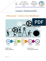 Maintenance Industrielle: Mini Projet: Analyse Des Défaillances