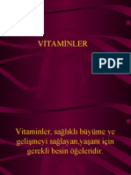 VİTAMİNLER