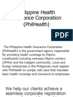 Philippine Health Insurance Corporation: (Philhealth)