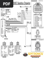 Lexus 5 Speed A650E Gearbox Drawing Diodes 4