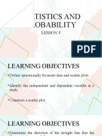 Lesson 5 Scatter Plot