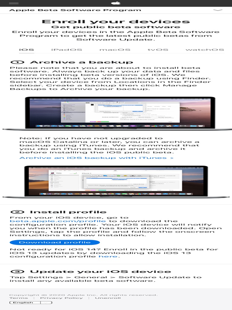 Apple Beta Software Program | PDF