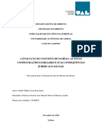 A Evolução Do Conceito de Família: As Novas Configurações Familiares E Suas Consequências Jurídicas E Sociais