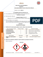 AGROQUÍMICA TRIDENTE HOJA DE DATOS DE SEGURIDAD ARRAZA