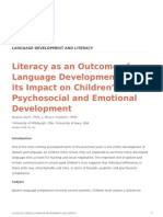 Literacy Outcome Language Development and Its