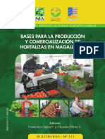 Bases para La Producción Y Comercialización de Hortalizas en Magallanes
