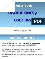 Unidad Viii: Disoluciones Y Coloides