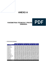 Anexo A: Parámetros Técnicos Y Proyección de Demanda