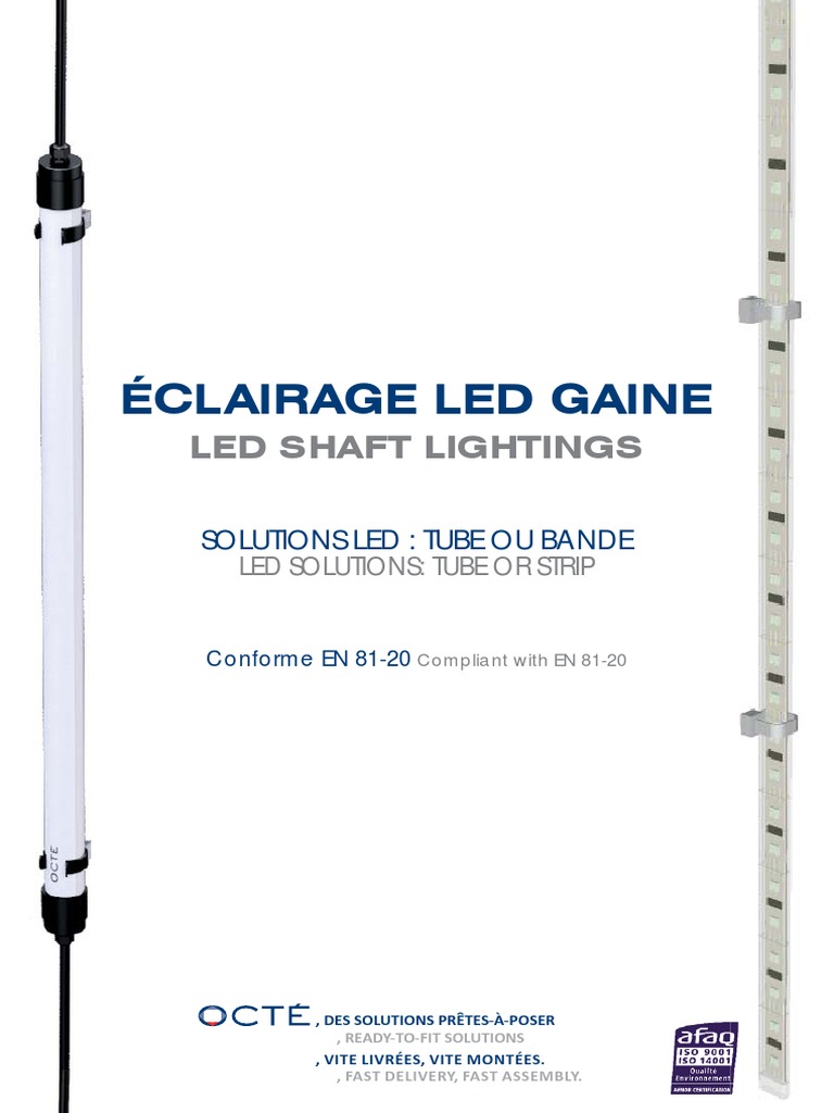 Solutions d'Éclairage LED Prêtes-à-Poser | PDF | Électronique | Électricité