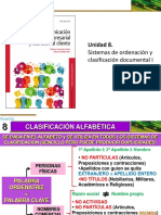 Tema 8. Clasificación Alfabética