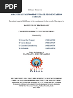 Graphical Password by Image Segmentation System: A Project Report On