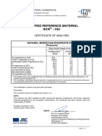 BCR-032 Certificate