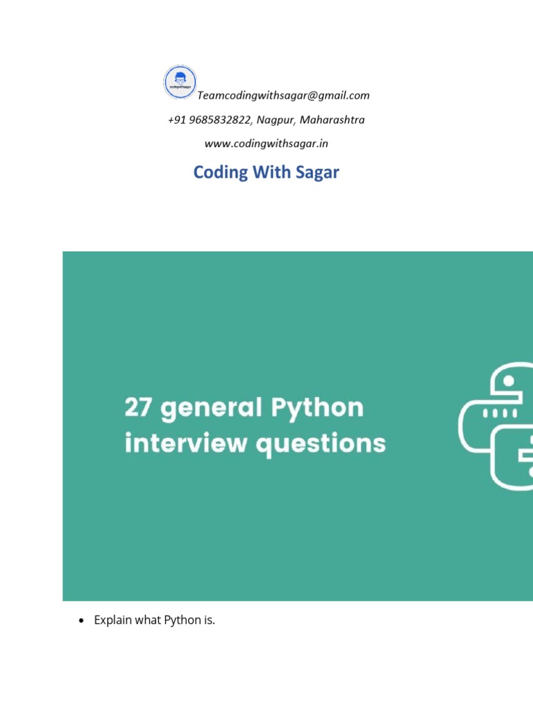 Coding With Sagar