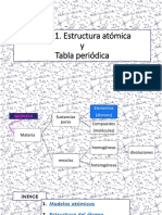 Tema 1. Estructura Atómica y Tabla Periódica