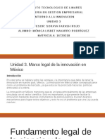 Marco Legal en La Innovacion en Mexico