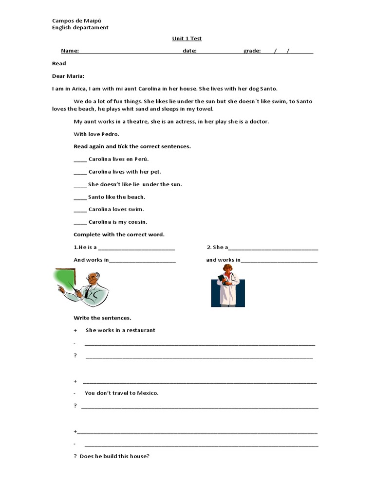 Unit 1 Test | PDF