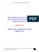 Tratamiento Contable de Liquidación Financiera de Obras Públicas Vii