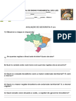 Geografia 4 Ano Avaliação