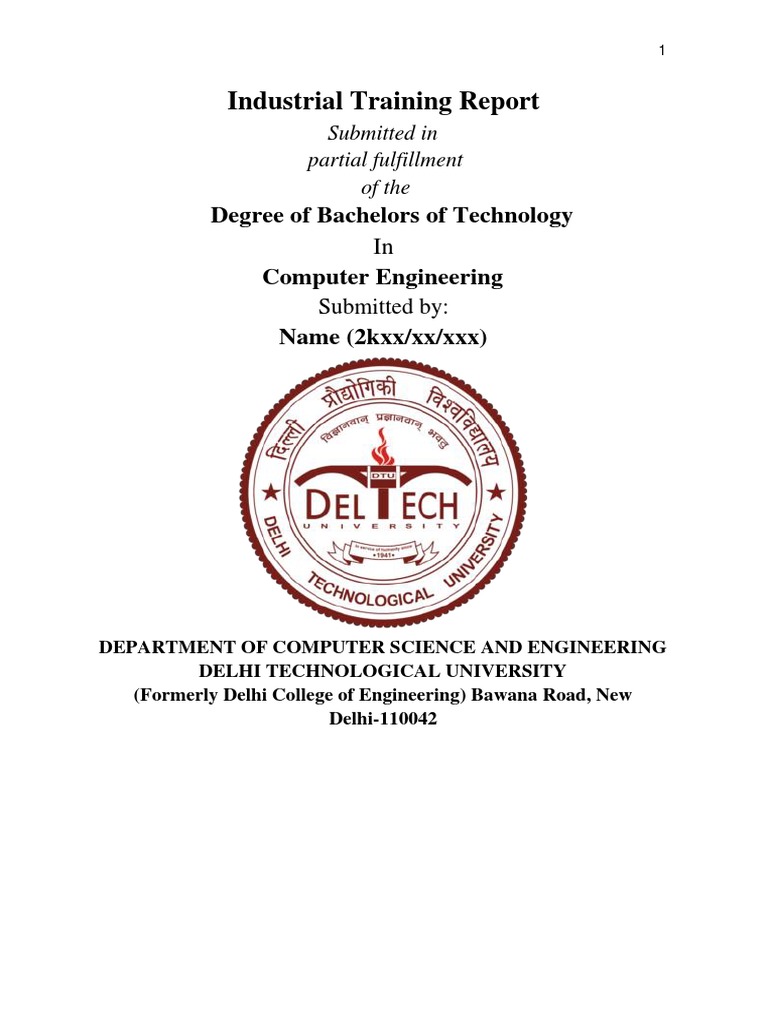 DTU Internship Training Report | PDF | J Query | Java Script