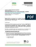 Cbanguero@asomura - Gov.co, Asesorjuridico@asomura - Gov.co: Al Responder Por Favor Cite Este Número