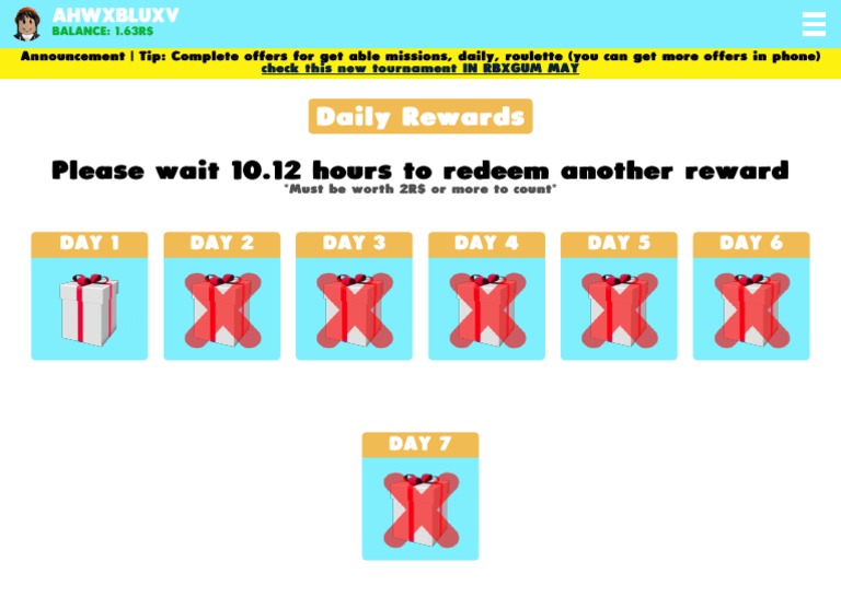 Daily Rewards Daily Rewards