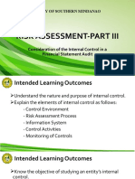 Risk Assessment Part III