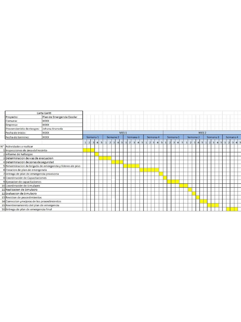 Carta Gantt | PDF