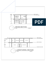 Architectural section diagram of multi-level home