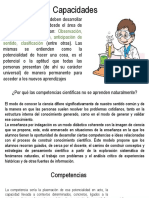 Capacidades: Observación, Descripción, Comparación, Anticipación de Sentido, Clasificación